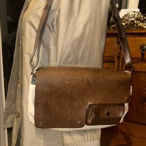 Brown StellaNegro Leather Men's Bag